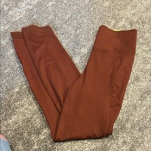 All In Motion Rust Orange Leggings NWT